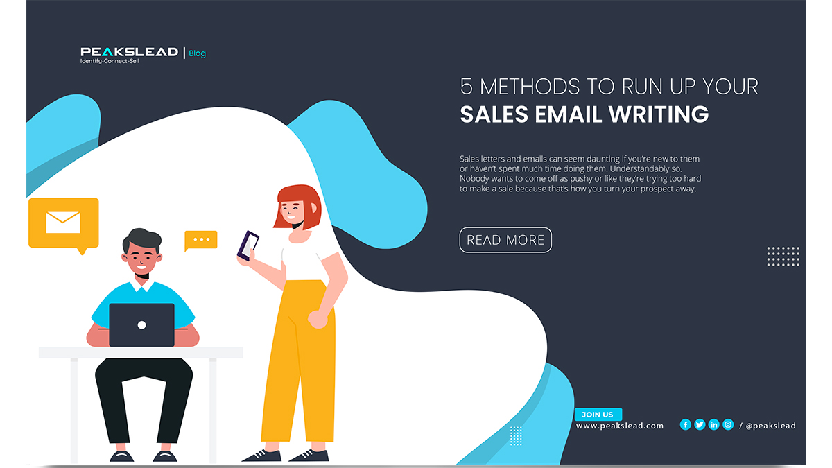 5 Methods to Run Up Your Sales Email Writing