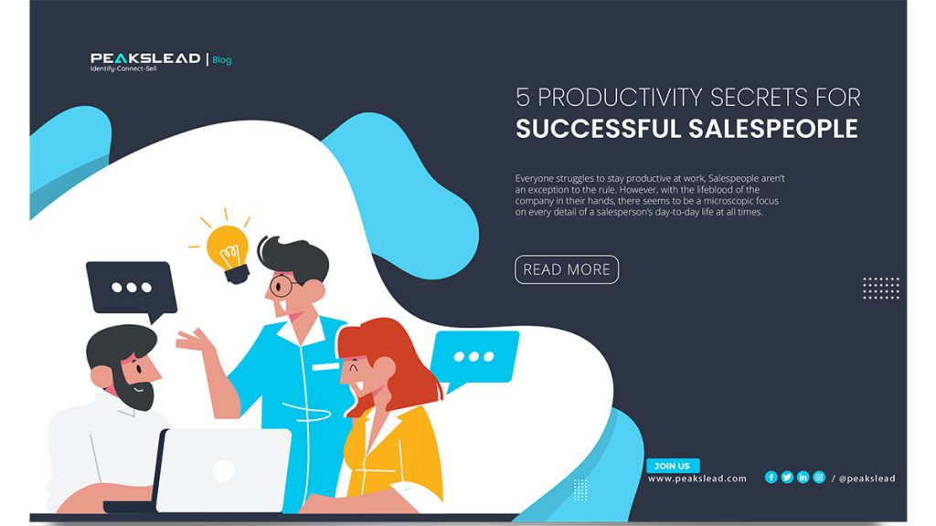 5 Productivity Secrets for Successful Salespeople