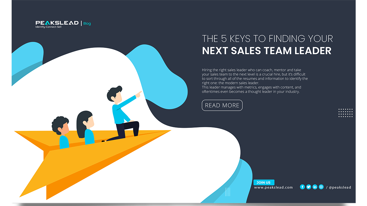The 5 Keys to Finding Your Next Sales Team Leader